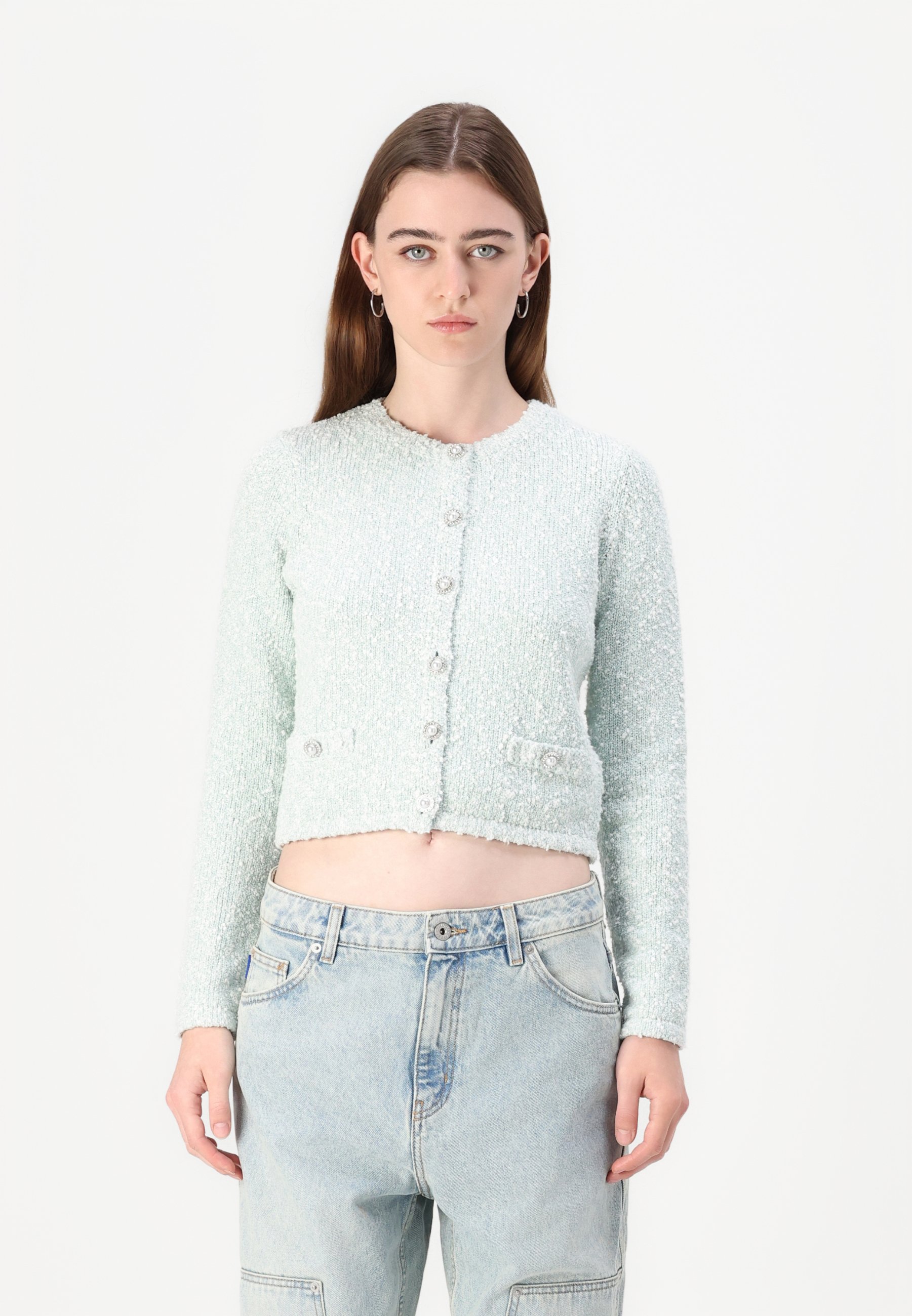 売れ筋商品|||ゲス ニット&セーター レディース アウター DOROTHY - Cardigan - cream/white comb Guess DOROTHY - Cardigan - cream/white comb/off-white