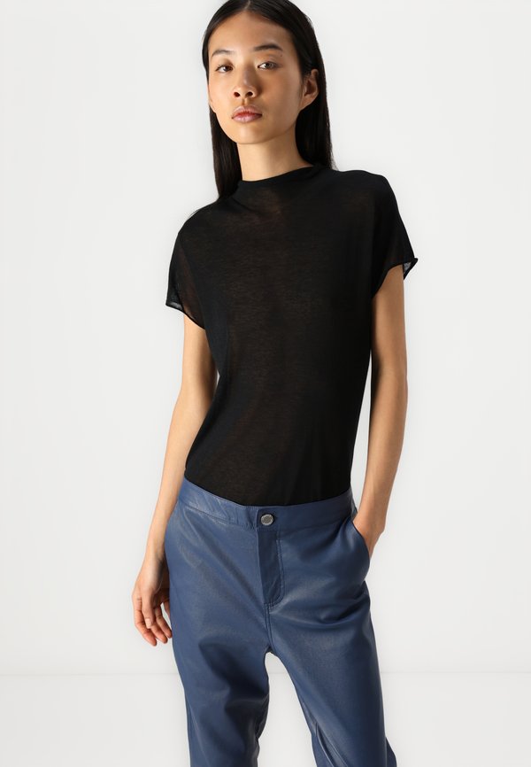 LEYA STRETCH - Leather trousers4