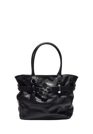 SHOPPER WITH PADLOCK DETAIL - Sac à main - black