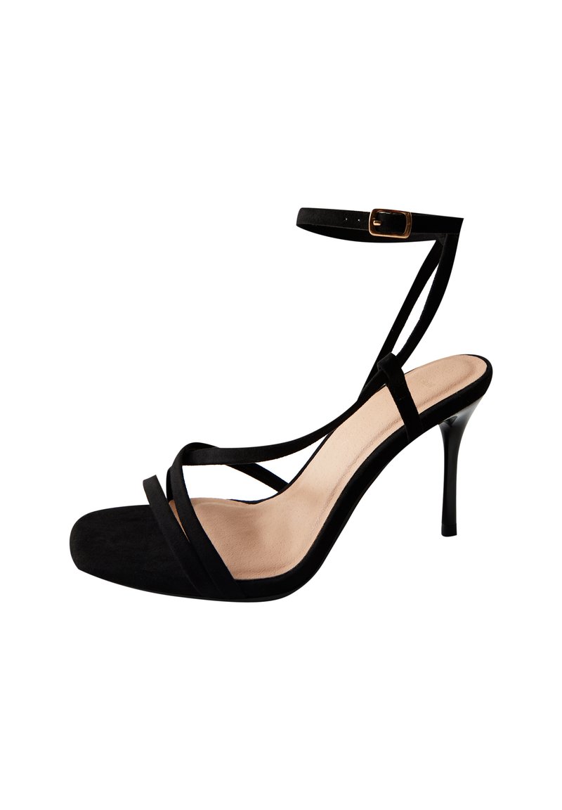 New Look Wide Fit Sandalen zwart