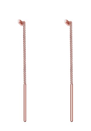 DAINTY FILIGREE - Earrings - rosegold-coloured