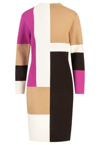 Apart COLORBLOCKING  - Strickkleid - lila-multicolor