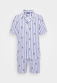Selected, blue/white