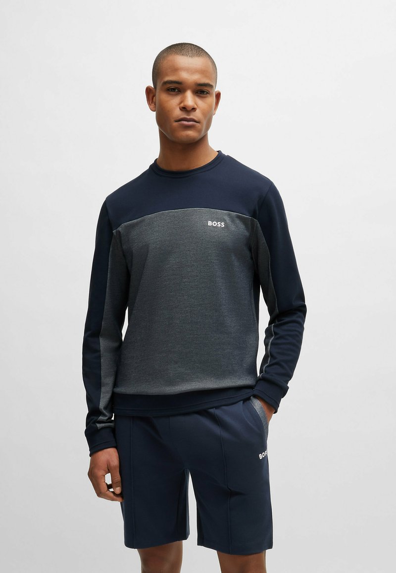 Boss - Man - Blue - Sweatshirt