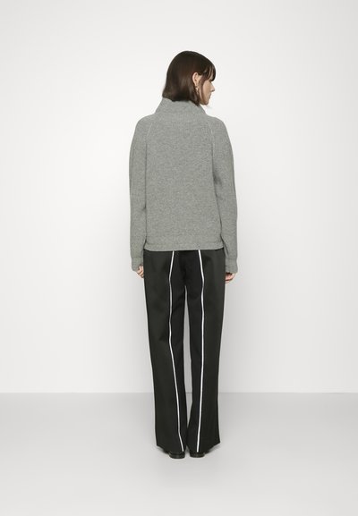 Victoria Beckham STRAIGHT LEG DECONSTRUCTED TROUSER - Püksid - black