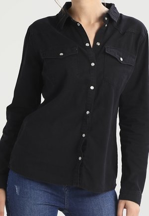 Skjortebluser - grey denim