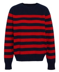 BARBOUR THE EDIT BY ALEXA DOMINIC KNITTED JUMPER - Džemper - navy/ruby