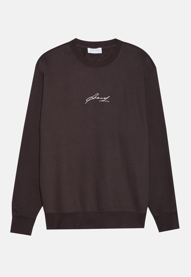 Pier One Sweater donkerbruin