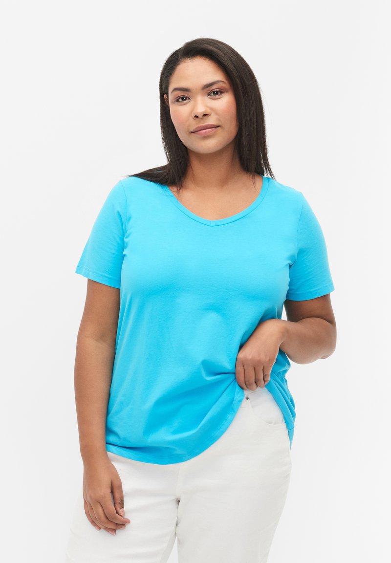Zizzi Lihtne T-särk - blue atoll