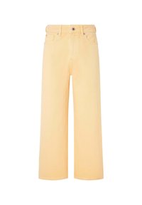 Džinsi ar paplatinātiem galiem - cornish yellow