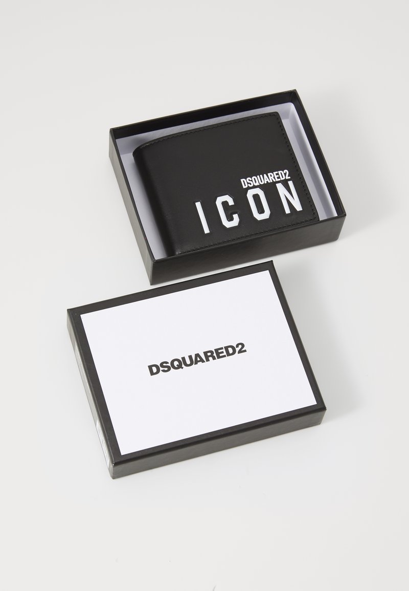 Portefeuille Dsquared2 Icons – Cuir 100%, Homme, Neuf Avec étiquettes