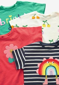 Next 4 PACK SHORT SLEEVE REGULAR FIT - Triko s potiskem - rainbow