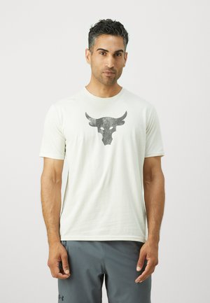 Under Armour BRAHMA BULL - Camiseta estampada - stone/black