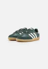 adidas Originals SAMBA UNISEX - Sportbačiai - mineral green/off white/putty grey