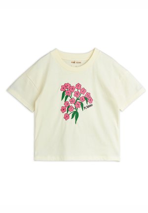 ALPINE FLOWERS TEE UNISEX - Camiseta estampada - off-white