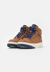 Tommy Hilfiger NATHAN UNISEX - Zapatillas altas - tobacco