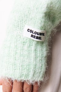 Colourful Rebel OLIVIA CREW NECK - Pulover - bright mint