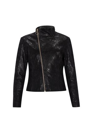faina, Leren jas - black snake