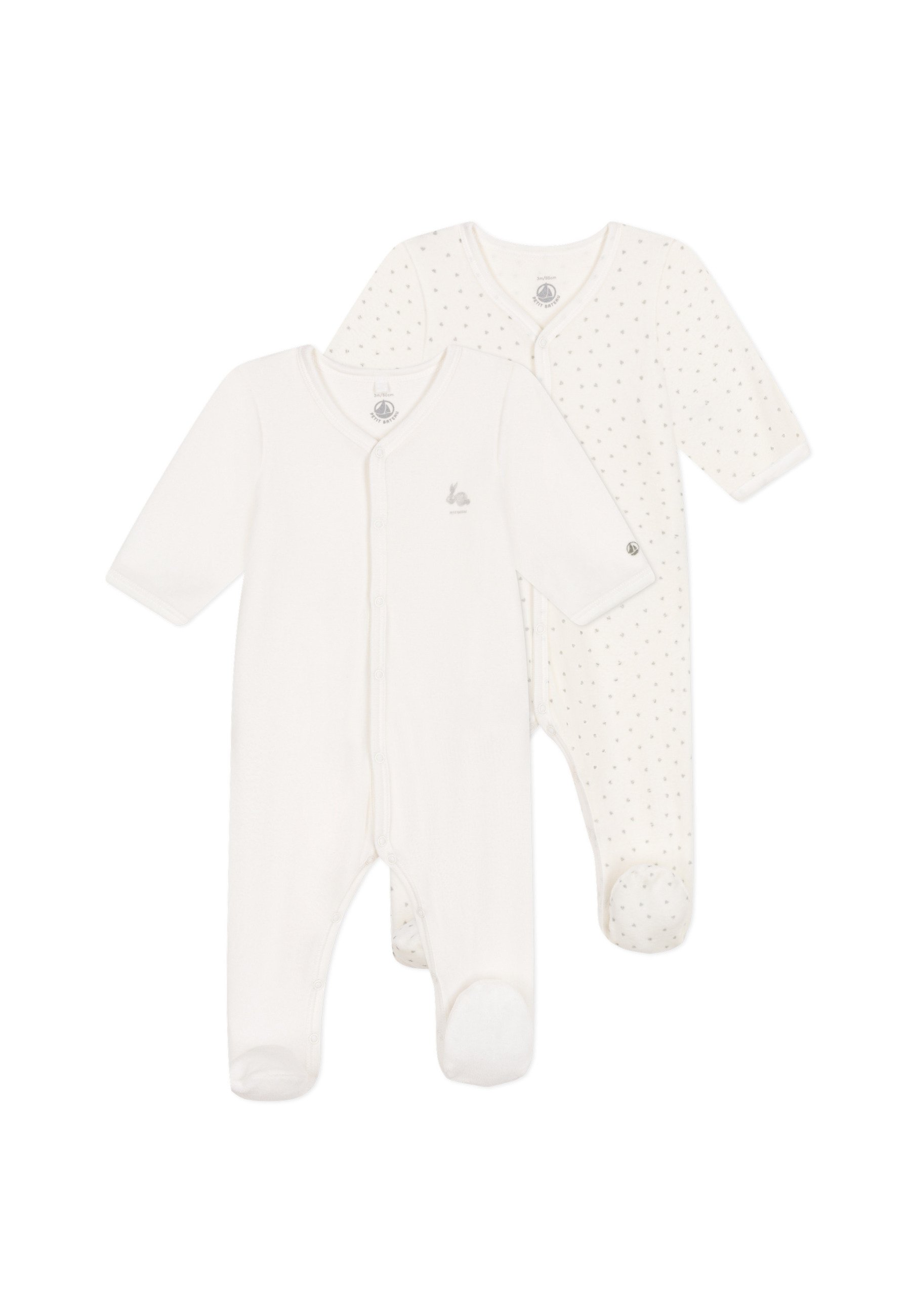 Petit Bateau KIDS PYJACOURT MANOLITA UNISEX - Haut De Pyjama Marshmallowmultico Pe686b04a T11