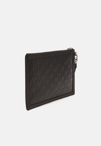 KARL LAGERFELD LOOM LEA POUCH UNISEX - Pochette - black
