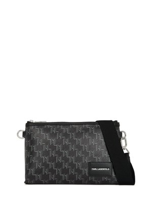 K/VOYAGE POUCH UNISEX - Cross body bag - black kl mono