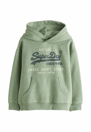 Kapuzenpullover - green marl