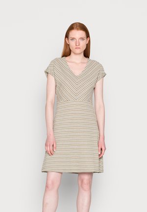 COLORFUL DRESS - Kjole - olive green structure