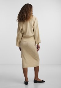 YAS YASASSI WRAP CARDIGAN - Cardigan - birch