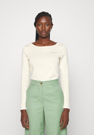 ROUND NECK - Long sleeved top - chalky sand