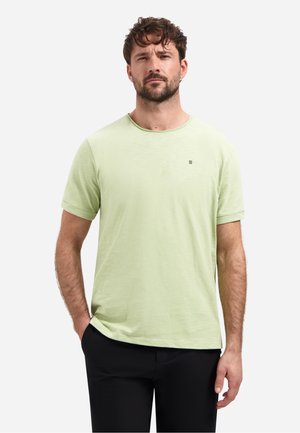 SLUB WITH ROUND NECK - T-Shirt basic - green