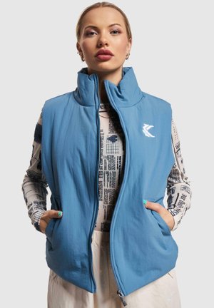 WAVY PUFFER - Smanicato - dusty blue