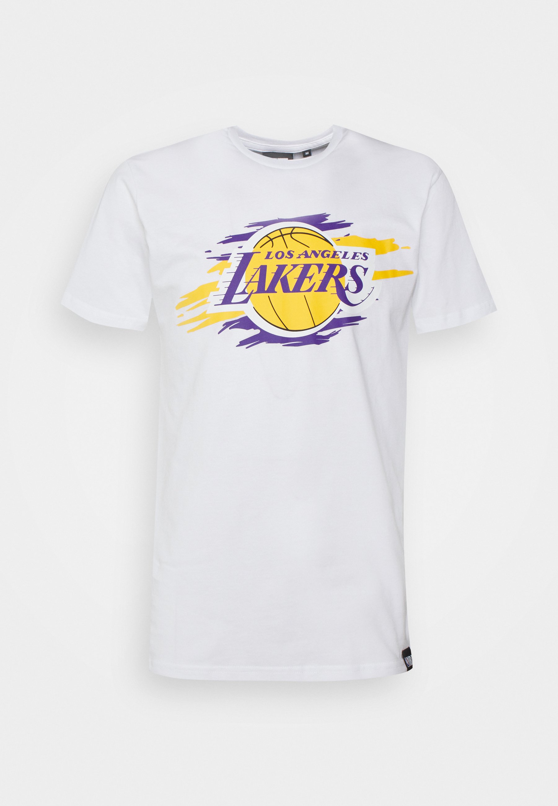 New Era NBA TEAR LOGO TEE LOS ANGELES LAKERS - sportiniai šortai -  white/balta - Zalando.lt