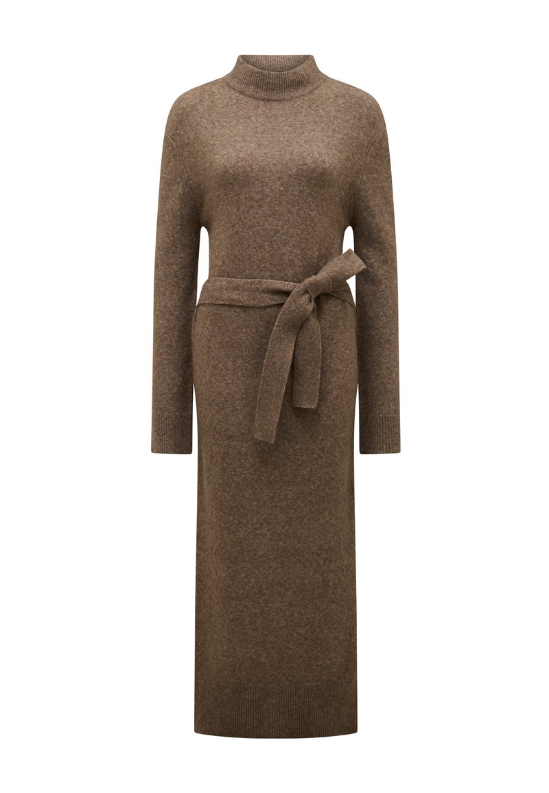 Forever New Gebreide jurk bruin Forever New Gebreide jurk bruin