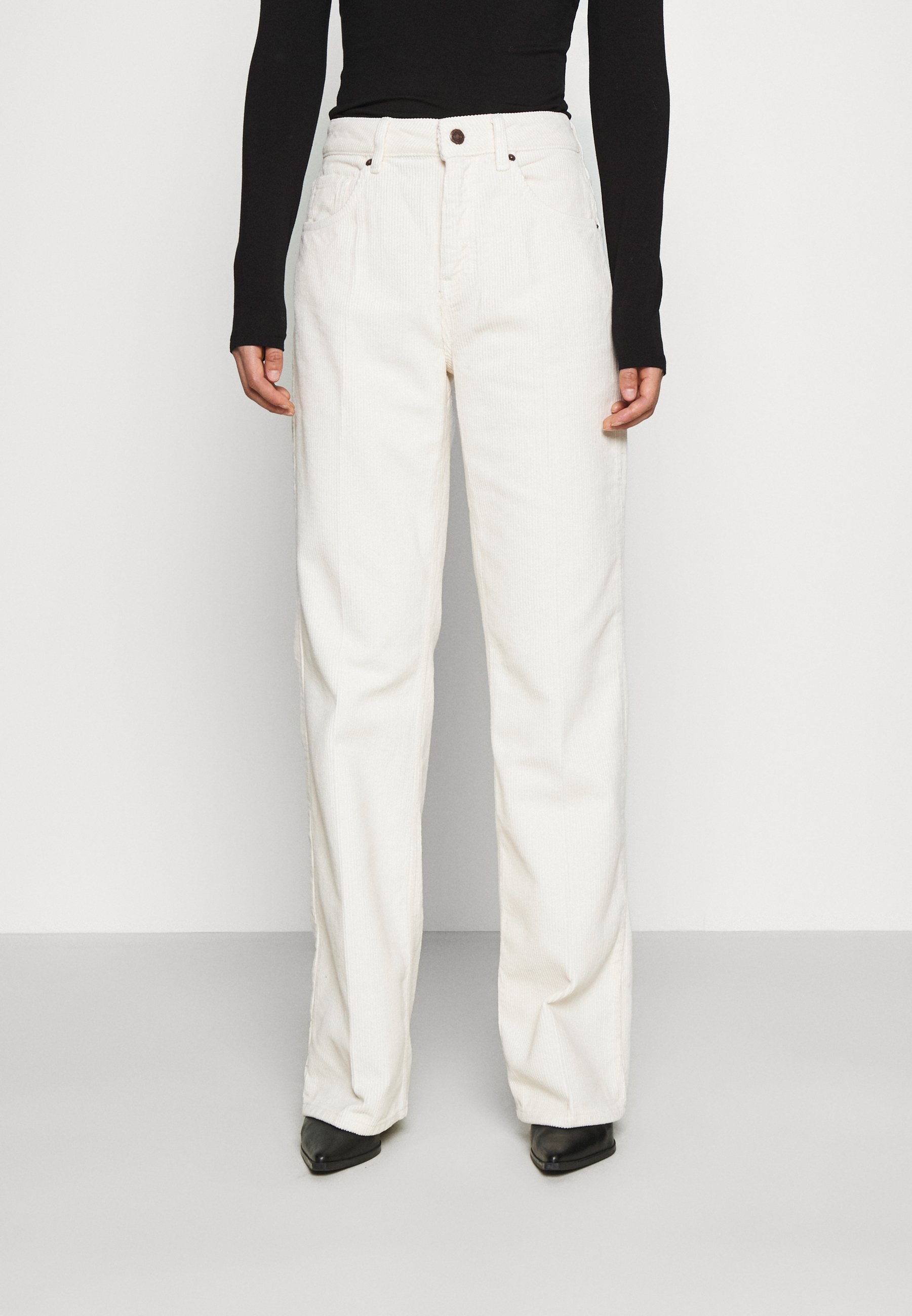 Topshop Pantalones - ecru/crema - Zalando.es