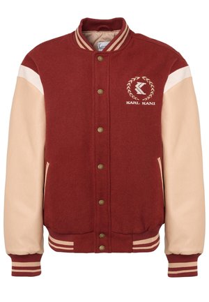 Karl Kani COLLEGE JACKET - Bomberjacka - dark red