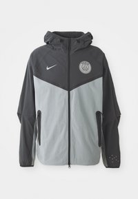 PARIS SAINT-GERMAIN TECH WINDRUNNER - Klub merchandise - anthracite/particle grey/silver-coloured