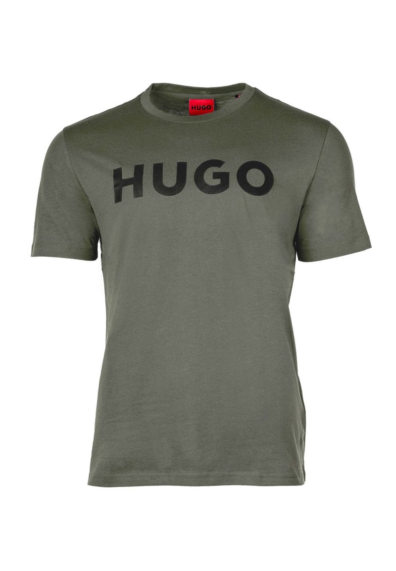 HUGO DULIVIO - Apdrukāts T-krekls - dark beige
