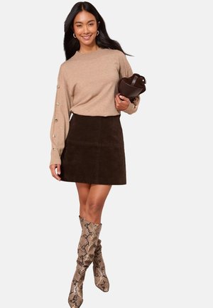 Friends Like These BUTTON SLEEVE - Maglione - neutral