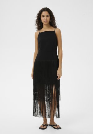 InWear, CHARLEENEIW FEST FRINGE - Robe de jour - black