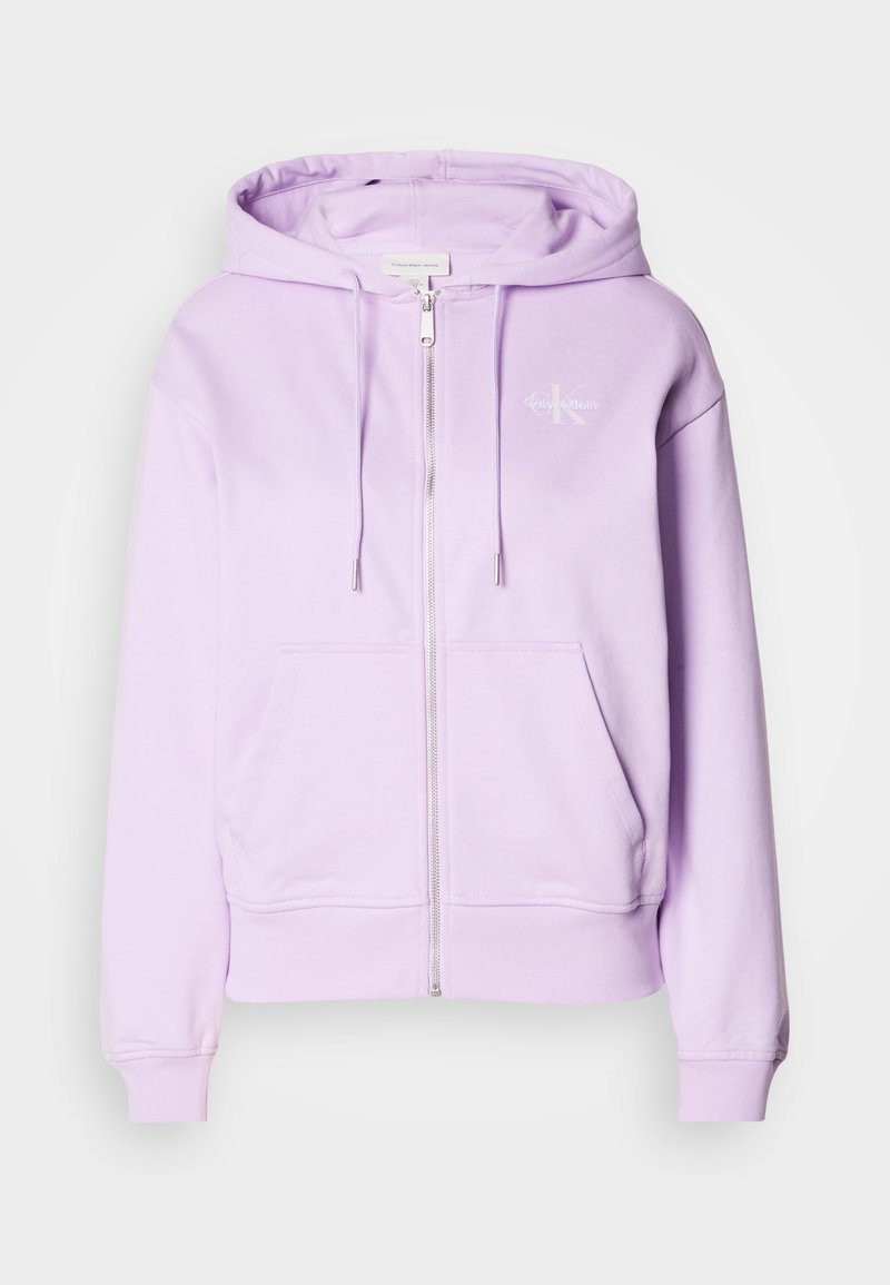 Calvin Klein Jeans Sweater met rits lila Calvin Klein Jeans Sweater met rits lila