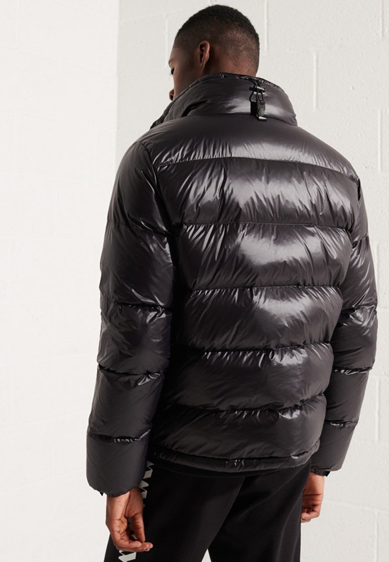 Superdry Gewatteerde jas - black/Zwart - Zalando.be