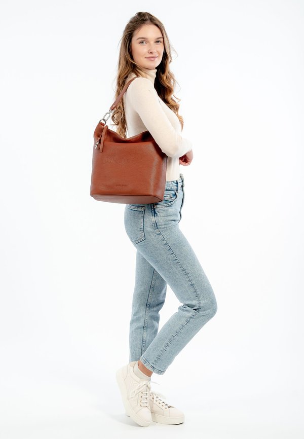 DEBBY - Shopping Bag - cognac
