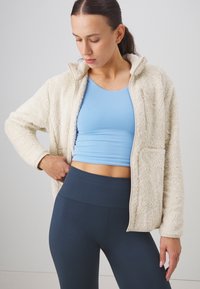 Girlfriend Collective RECYCLED FULL ZIP - Fliisjakk - sandstone