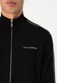 KARL LAGERFELD Felpa con zip - black