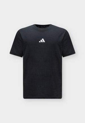 adidas Sportswear, SMALL LOGO TEE - Обикновена тениска - black/white