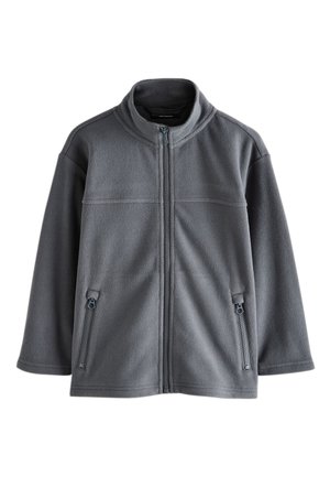Next REGULAR FIT - ZIP UP WITH POCKETS - Flísová bunda - grey