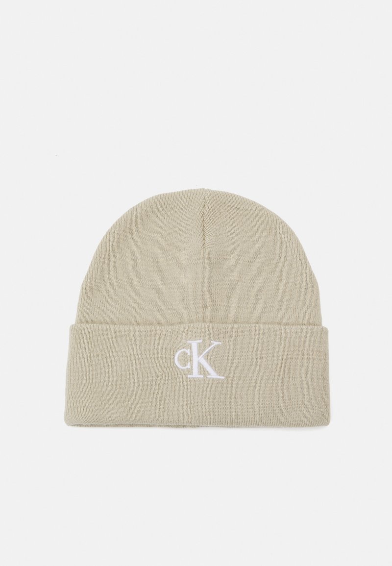 Calvin Klein Jeans EMBRO BEANIE UNISEX - Beanie - pelican