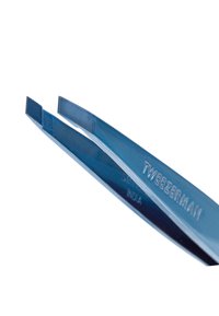 TWEEZERMAN SLANT TWEEZER - Haarverwijderingstool - bell bottom blue