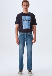 LTB HOLLYWOOD - Calças de ganga de perna direita - aiden wash