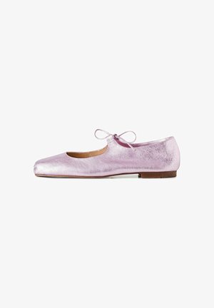 BALAGAN, BATSHEVA - Ballerinat nilkkaremmillä - metallic pink